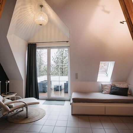 Eigenes Maisonettehaus In Idyllischer Lage Mit Balkon, Nahe Messe, 24H Self-Check In, Gratis Parken Σβάμπαχ Εξωτερικό φωτογραφία