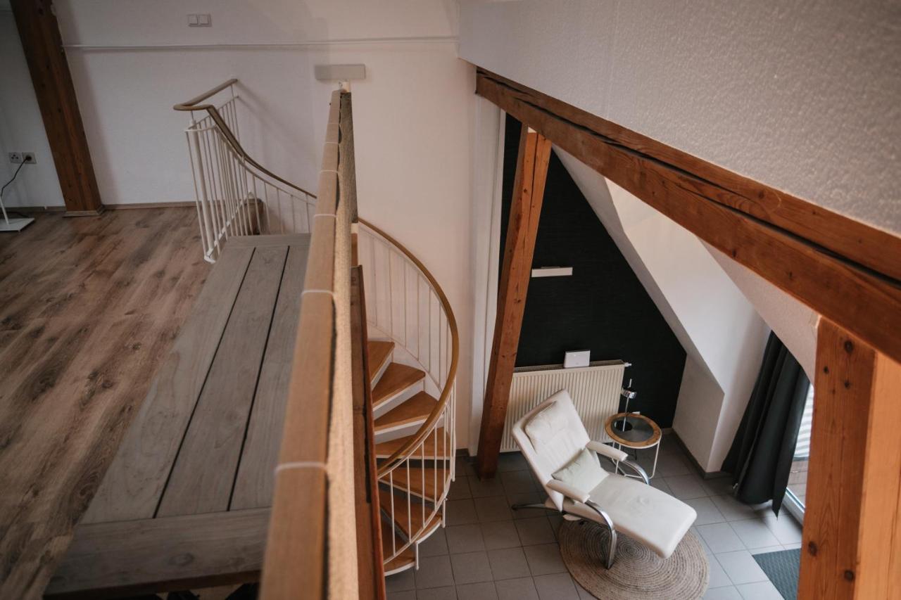 Eigenes Maisonettehaus In Idyllischer Lage Mit Balkon, Nahe Messe, 24H Self-Check In, Gratis Parken Σβάμπαχ Εξωτερικό φωτογραφία