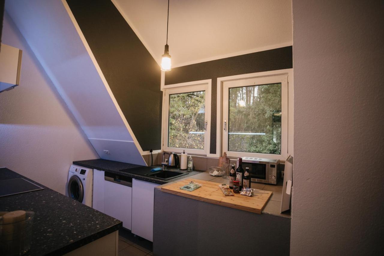Eigenes Maisonettehaus In Idyllischer Lage Mit Balkon, Nahe Messe, 24H Self-Check In, Gratis Parken Σβάμπαχ Εξωτερικό φωτογραφία